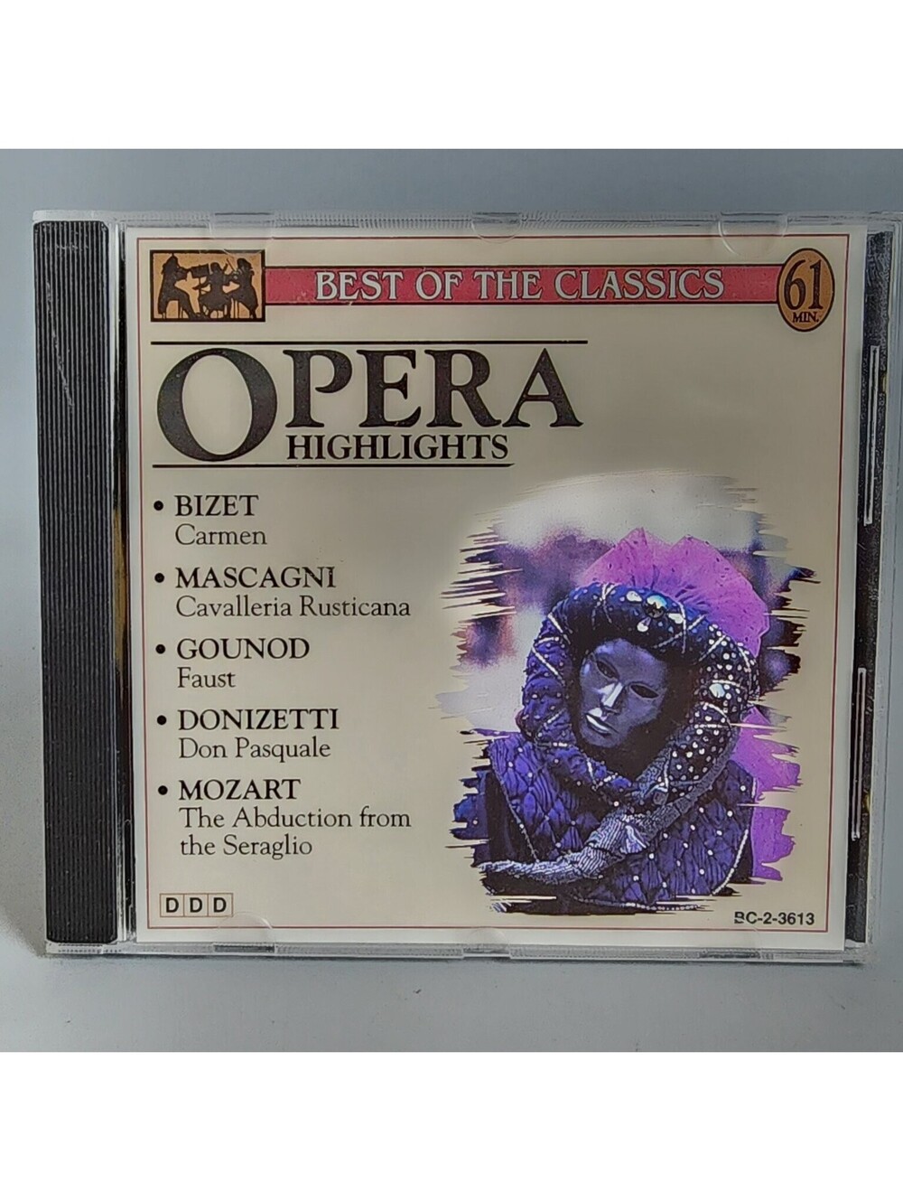 Opera Highlights Best of the Classics CD Bizet Mascagni Gounod Donizetti Mozart